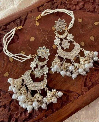 Lucentarts Jewellery ER65 Pearl Alloy Drops & Danglers