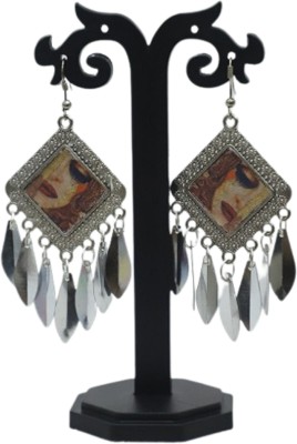 Asha Enterprises dancing beauty drop earrings Stainless Steel Drops & Danglers