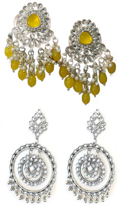 SKG Fashions Simple Elegant Versatile Earring Set for Women Alloy Earring Set