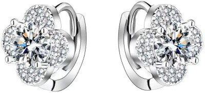 Ayushi Jewels AJ000123 Diamond Sterling Silver Clip-on Earring