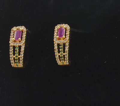 gvg 3B -673 - 3 Alexandrite Alloy Stud Earring