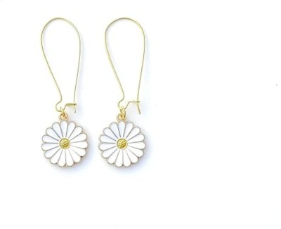 Shilpmart Charm Girl Gifts Bright Colourful Flower Charm Women Girl Hook Drops Earrings Brass Drops & Danglers