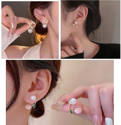 Rgulus Korean Earrings | Earrings For Women | Earring For Girls Alloy Earring Set