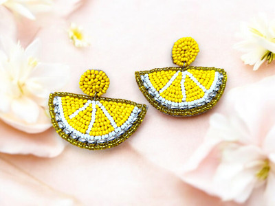 SassyStree Handmade Earrings Fabric Drops & Danglers