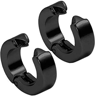 shivay Mens Jewellery Valentine black Multi Bali Stud Mens Earing / Ear rings Combo For Men / Gents / Boys / unisex earrings Non-Piercing Earrings Cubic Zirconia Copper, Brass Hoop Earring, Clip-on Earring, Earring Set, Stud Earring