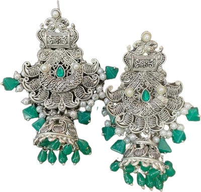Jhumkass Womens Stylish Earrings Brass Drops & Danglers