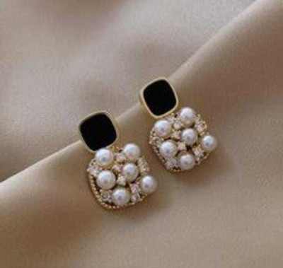 Rockjon Korean Earrings for girls & women stud earrings party wear casual wear Alloy Stud Earring