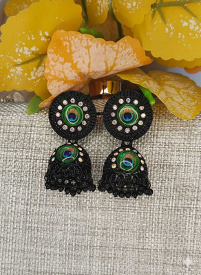 MD CREATIONS HUB EARRING 001 Alloy Jhumki Earring, Drops & Danglers, Stud Earring
