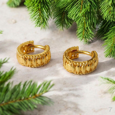 shree krishna shopping Hoop Earring Brass Hoop Earring
