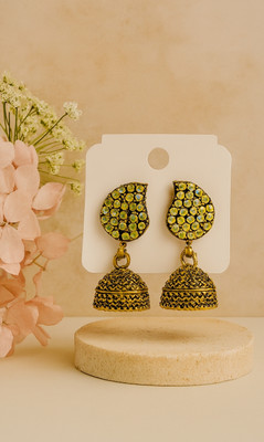 Dkshafashion JMK.0000014 Alloy Jhumki Earring
