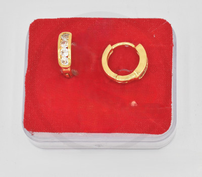 gvg CZ BALI -92 Alexandrite Alloy Hoop Earring