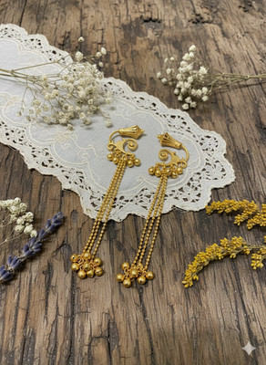 hassansgem traditional tassel dangle earings Brass, Alloy Drops & Danglers, Tassel Earring