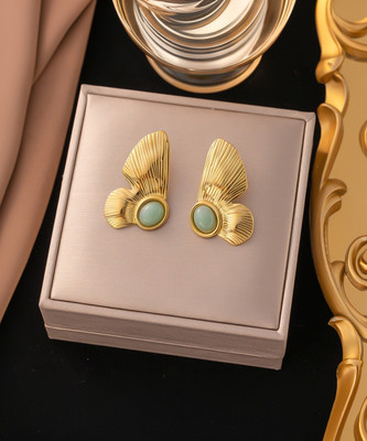 MYKI Pretty Stainless Steel Earrings For Women & Girls Stainless Steel Stud Earring