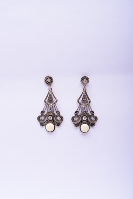 Nsmokriti Drop Earring Crystal Alloy Drops & Danglers, Earring Set