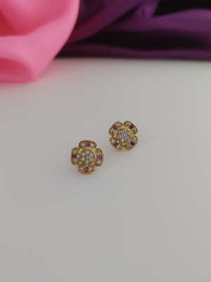 Chehar Fashion World NIVA Beads Brass Earring Set