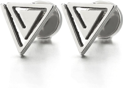WTW Stainless Steel Earrings For MEN, WOMEN, BOYS AND GIRLS Stainless Steel Stud Earring
