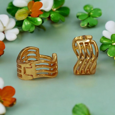 shree krishna shopping Workwear Brass Hoop Earring, Earring Set, Clip-on Earring, Plug Earring, Stud Earring