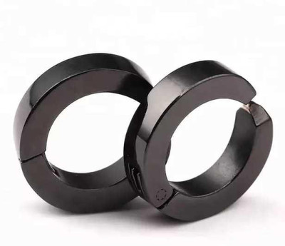 Ruhi Unisex Stud Fashion non-piercing hoop Stainless Steel Metal Magnetic Earring