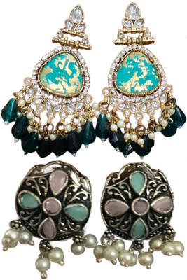 SKG Fashions Simple Elegant Versatile Earring Set for Women Alloy Earring Set