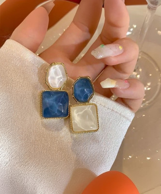 Rockjon Korean Earrings for girls & women stud earrings party wear casual wear Alloy Stud Earring