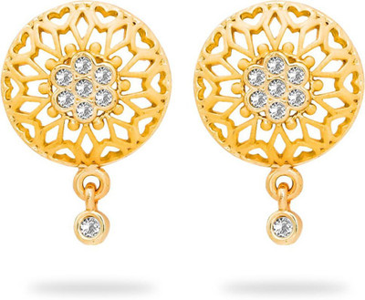 LUV FASHION Primium quality western party wear earrings Cubic Zirconia Brass Stud Earring