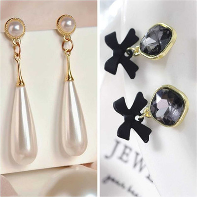 Zestapvt Stylish Korean & Classic Traditional Earrings Combo Set For Women & Girls Alloy Drops & Danglers