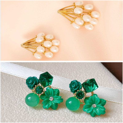 Zestapvt Stylish Korean & Classic Traditional Earrings Combo Set For Women & Girls Alloy Drops & Danglers