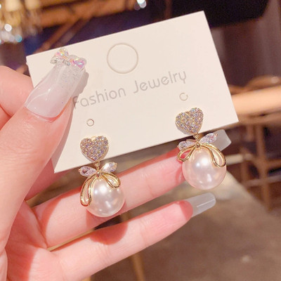 house of common Combo of 3 Korean Earrings For Women and Girls Alloy Stud Earring