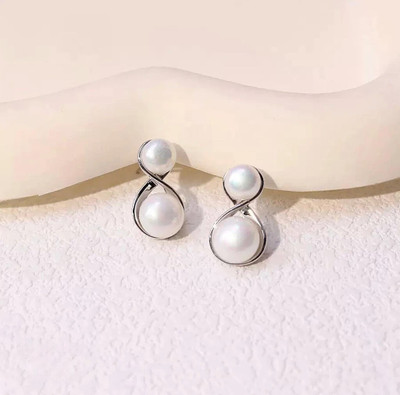 XWING Small And Simple Pack 1 Pearl Gold Earring Set