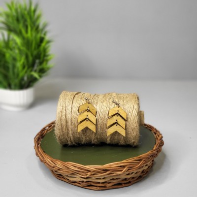 Wooozha Wooden Earring(AWE0008) Wood Hoop Earring