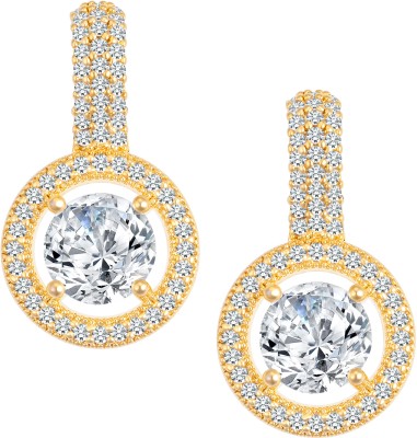 PEORA PF5E168GW Cubic Zirconia Alloy Drops & Danglers