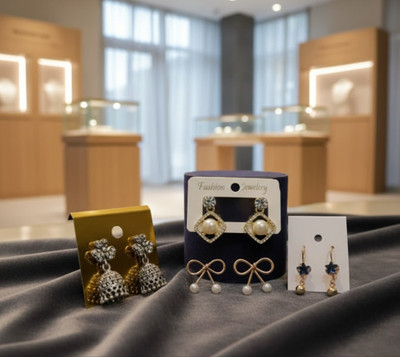 KARMAKAR CREATION Brass, Alloy Earring Set