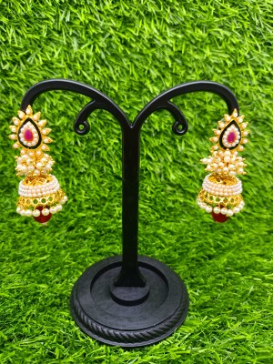 New Ankur Enterprises Aashiki Jhumka Pearl Copper Jhumki Earring