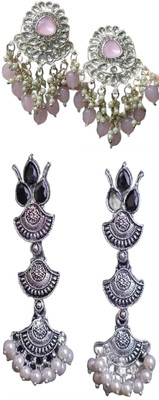 SKG Fashions Simple Elegant Versatile Earring Set for Women Alloy Earring Set