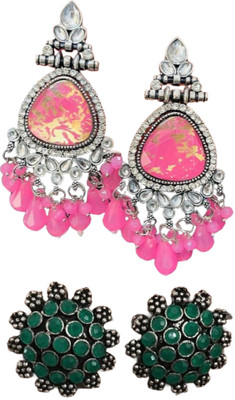 SKG Fashions Simple Elegant Versatile Earring Set for Women Alloy Earring Set