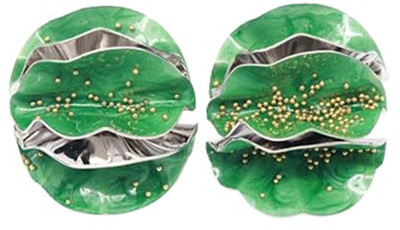 alya jewels Petal Alloy Stud Earring