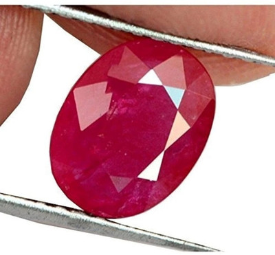 Vanishree World 8.25 Ratti (Mannik) Gemstone For Men & Women Ruby Rashi Ratan Ruby Stone Ear Thread