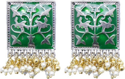 VAGHBHATT Beautiful Stud Earrings for Women Silver Stylish Lightweight Fashion Jewelry Sterling Silver Stud Earring