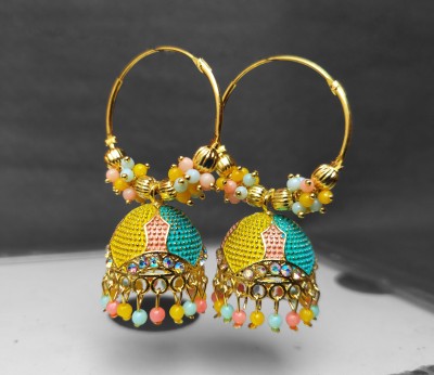 Mr Mohit Creations Royal Radiance: Discover Authentic Rajasthan Earing on Flipkart! Alloy Jhumki Earring