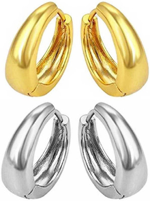 MEENAZ Earrings for boys men girls women golden black bali silver ear rings combo gents Alloy, Brass, Copper, Metal, Stainless Steel, Sterling Silver Clip-on Earring, Stud Earring, Tunnel Earring, Earring Set, Hoop Earring
