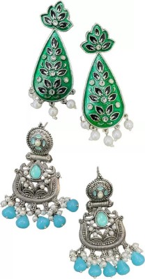 Jhumkass Womens Ethnic Earrings Brass Drops & Danglers