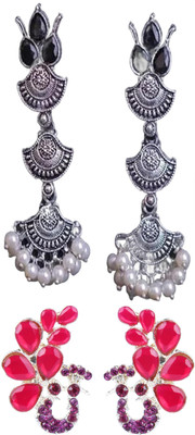 SKG Fashions Simple Elegant Versatile Earring Set for Women Alloy Earring Set
