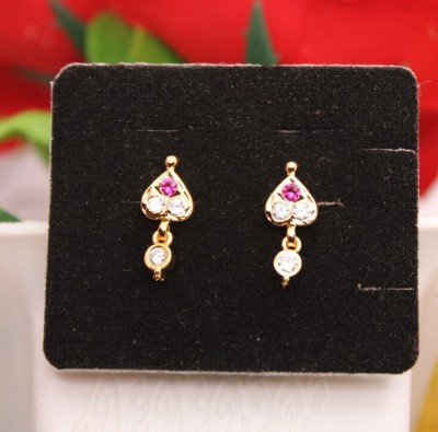 Tf covering jewels IMPON 4stone stud earrings 3525A Cubic Zirconia Brass Stud Earring
