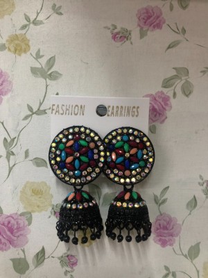 MV TRADING Jhumka With round Tops Alloy, Metal Jhumki Earring