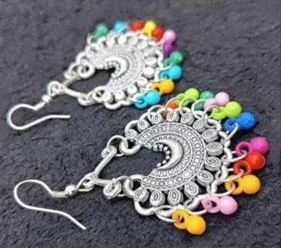 tet jewellery TET multi color earring Alloy Jhumki Earring