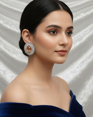 Serenity Prime SP-ER-05 Stone Stud Earring, Rhinestone Studs