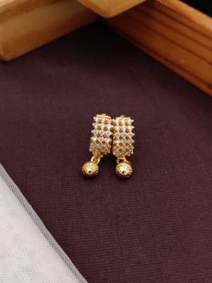 GA JEWELLERY Earring stud: Beautiful earring stud in 1Gram gold plating Diamond Alloy Stud Earring