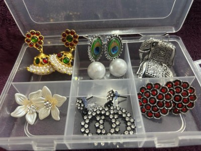 SAKETHAM COMBO SET OF SIX OF EARRINGS Alloy Earring Set