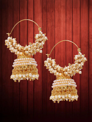 YouBella Stylish Fancy Party wear Jewellery Copper Jhumki Earring