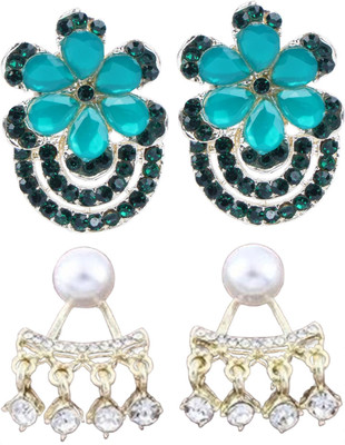 SKG Fashions Simple Elegant Versatile Earring Set for Women Alloy Earring Set